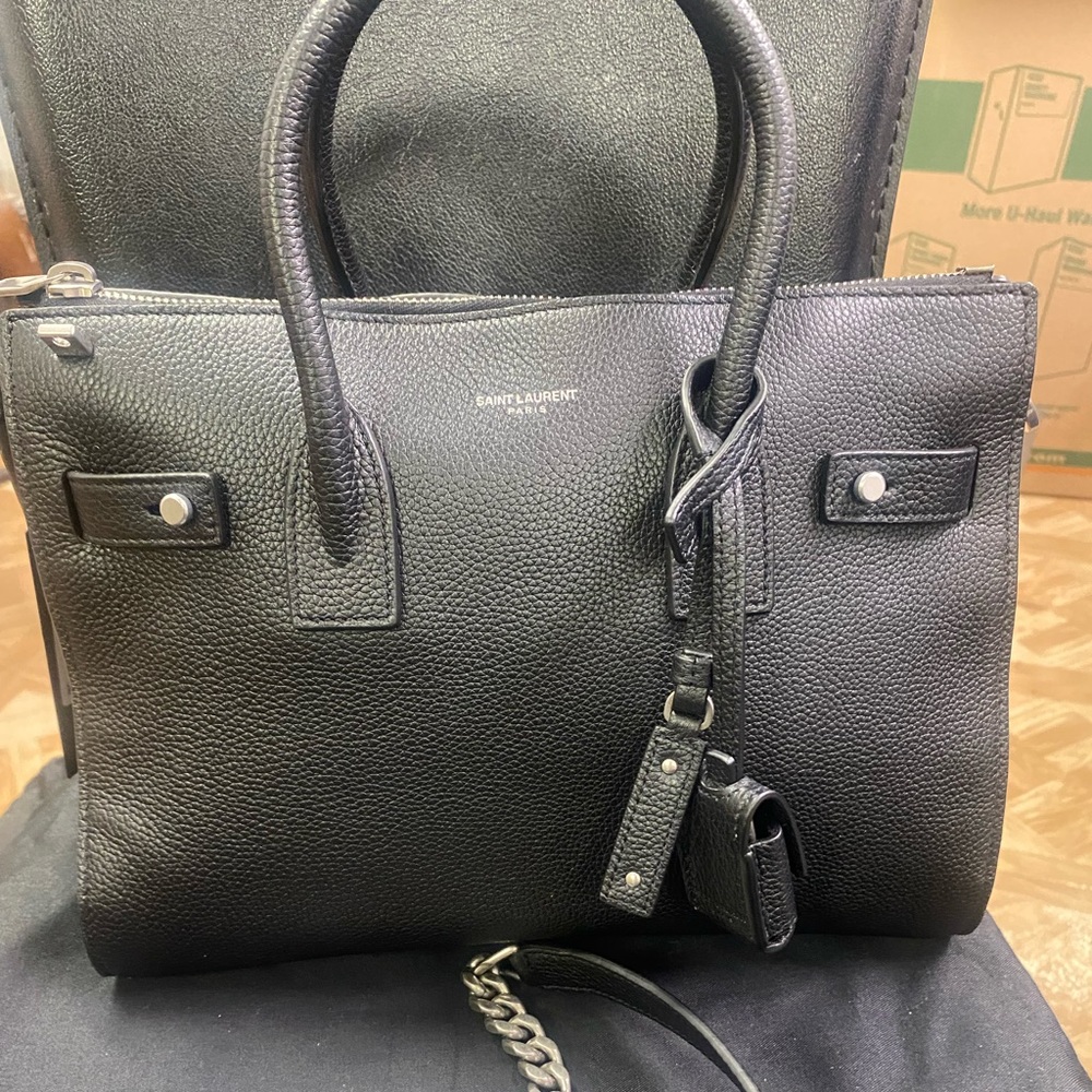 YSL Black Baby Sac Du Jour